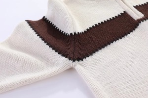 Pull pour garçons, classique, chaud, en tricot acrylique rayé, doux, confortable, décontracté, pour tous les jours, vêtements d'automne - Product Image 5