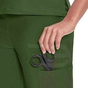 Medical Scrubs Hospital Uniform Breathable Comfortable Nursing <b>Doctor</b> Workwear Scrub Suit Professional Healthcare Outfit <b>Set</b> - Product Image 6