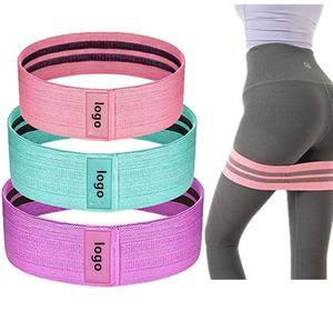 Adults Medium <b>Resistance</b> Loop <b>Bands</b> Anti-Slip Circle Fitness Elastic Squat Glute Booty Polyester Fabric <b>Band</b> - Product Image 3