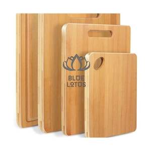 Blocs à découper en bambou écologiques de qualité supérieure 2026 pour la préparation de salades – Bloc de cuisine en bois pur, propre, sûr et antidérapant - Product Image 1