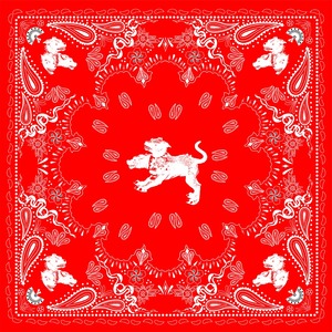 Bandana personnalisée en toile 100 % coton, imprimée sur mesure, carrée de 22 pouces, haute qualité, unisexe, streetwear, écologique, vente en gros - Product Image 6