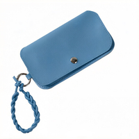 Étui à lunettes portable en cuir PU, forme rectangulaire, avec housse de protection pour lunettes de soleil tendance