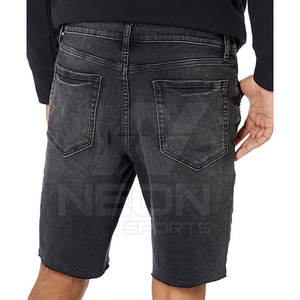Shorts en jean pour hommes de haute qualité, décontractés, en coton, sur mesure, en promotion - Product Image 5