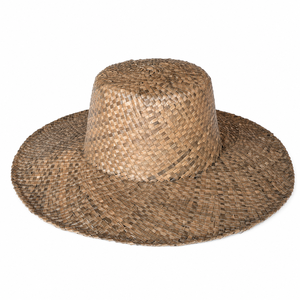 Sombrero de Sol Lontar - Bordado a Mano, Ajustable, 100% Hojas de Palma Lontar Naturales para Playa, Pesca y Viajes (Unisex) - Product Image 2