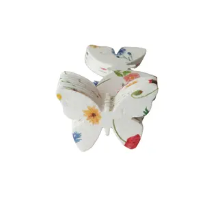 Custom Eco Friendly plantable Paper Biodegradable Butterflies shape plant or diy your own shape kit