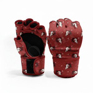 Gants de sparring robustes à soutien lombaire pour le combat, couleur unie, en cuir PU personnalisé, imprimés sur mesure - Product Image 5