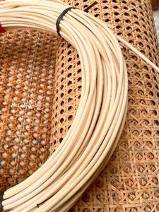 HOT SELLING Natural Rattan Webbing Core 2mm 3mm 4mm 5mm Solid Rattan Pith for Luxury Craft Weaving Supplier - Product Image 5