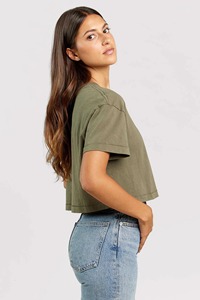 เสื้อครอปแขนสั้น คอกลม ผ้าฝ้าย สไตล์ลำลอง ใส่สบาย เหมาะกับวันสบายๆ หรือใส่เที่ยวเล่นในช่วงฤดูร้อน - Product Image 5