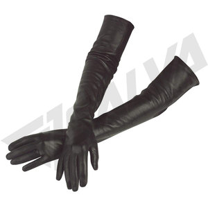 Windproof And Waterproof Opera <b>Gloves</b> Genuine Leather Trending Product With Solid Color Breathable Opera <b>Gloves</b> - Product Image 2