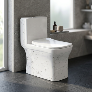WC monobloc en céramique chinoise, style décoratif indien, à siphon en S, en promotion - Product Image 3