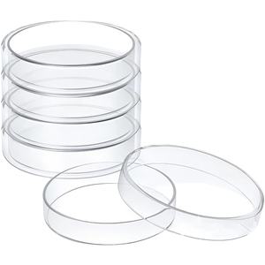 Boîte de Pétri en verre borosilicate de qualité laboratoire, plaque de culture de laboratoire réutilisable avec couvercle - Product Image 1