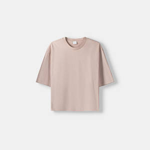 Camiseta de Hombre, Corte Cuadrado, Lisa, 100% Algodón, Estilo Casual, Tejido Transpirable, Suave y Relajado para Uso Diario - Product Image 4