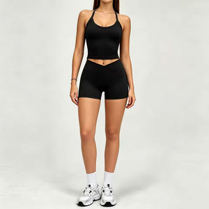 2 Piece Women Tracksuit Yoga Set Gym Clothing Sportswear Push Up Workout Running High Waist Leggings Fitness Outfits Sports Suit - Product Image 4