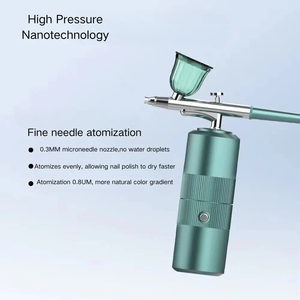 Pistolet de peinture sans air portable, réservoir de 500 ml, outil de peinture murale haute précision pour la décoration de la maison - Product Image 5