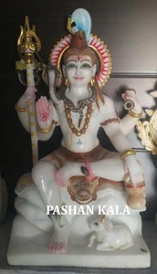 Exportador de Hermosas Estatuas de Shiva en Mármol - Product Image 3