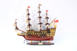 Maqueta de Barco de Madera Hecha a Mano, Sovereign of the Seas 1637 - Réplica Clásica del Buque de Guerra de la Marina Real Británica para Oficina en Casa de Lujo - Product Image 1