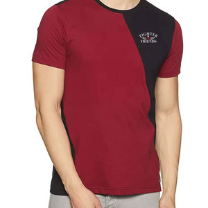 Camiseta de hombre al por mayor con logo personalizado impreso, 100% algodón, cuello redondo, corte holgado, servicio OEM personalizado, camiseta de color sólido para hombre - Product Image 5