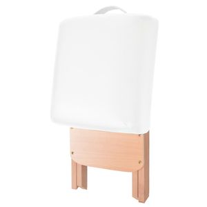 Premium Product Ensemble table et tabouret de massage blancs pliants à 3 zones de 3.9 ''d'épaisseur - Product Image 6