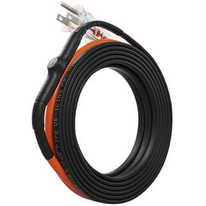 Cavo Riscaldante Autorigenerante da 18 Piedi 5W/ft per Protezione da Congelamento, Nastro Termico per Tubi in PVC, Metallo, Plastica, Coperte Riscaldanti - Product Image 3