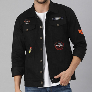 OEM <b>Mens</b> Denim Jean <b>Jacket</b> Casual Outwear Fall <b>Jacket</b> Denim Button up Coat Oversize Denim <b>Jacket</b> for <b>Men</b> acidwash fashion casual - Product Image 4