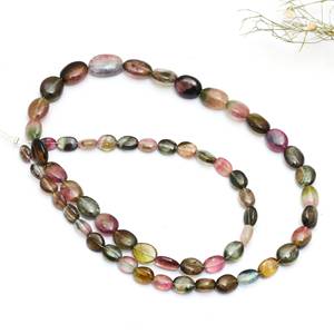 4x12MM AAA++ Turmalina Sandía Bicolor, Gema Ovalada Lisa, Cabujón de Turmalina Sandía Suelta para Fabricación de Joyas - Product Image 6