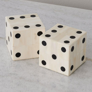 Dados Ecológicos de Seis Caras con Diseño de Cuerno Pulido, con Motivos de Búfalo y Camello, de PERFECT ENTERPRISES - Product Image 3