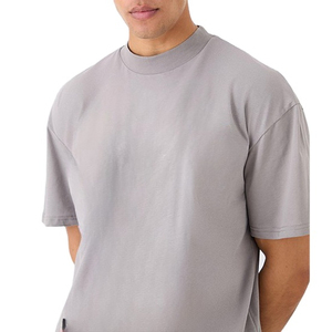 Camiseta de Algodón de Corte Estándar Premium para Hombre, Logotipo Personalizado Impreso y Bordado, Ropa Casual de Verano, Fabricante de Ropa OEM ODM - Product Image 1