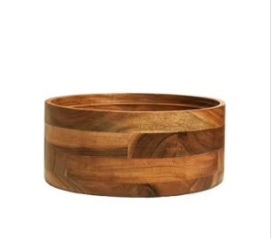 Natural <b>Wooden</b> Bowl Set Handcrafted Serving Bowls <b>Rustic</b> Kitchen <b>Dining</b> <b>Table</b> Decor Design - Product Image 5