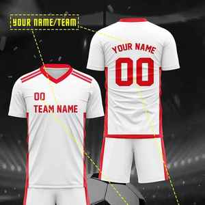 ชุดฟุตบอลแบบซับลิเมชั่นที่ทนทาน พร้อมวัสดุระบายความชื้นเพื่อความสบายตลอดวัน แห้งเร็วและระบายอากาศได้ดี ชุดยูนิฟอร์ม 7 คน - Product Image 5