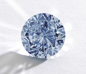 Diamantes Sueltos Redondos de Corte Excelente en Forma Elegante, Claridad VVS, para Engaste de Joyas, Certificados por IGI, Diamante Azul Cultivado en Laboratorio de 1-5 Quilates - Product Image 1