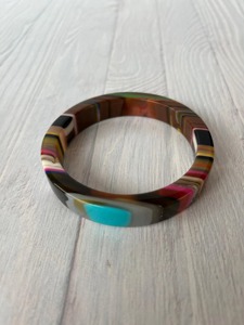 Pulseras de Resina, Pulsera Acrílica, Pulseras Gruesas de Resina, Pulseras de Buena Suerte, Regalo para el Día de la Madre - Product Image 4