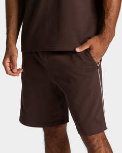 Camiseta y Pantalones Cortos Oversize Personalizados de Algodón Mezclado Transpirable con Ribetes para Hombre, Ideales para Gimnasio y Uso Urbano - Los Más Vendidos - Product Image 6