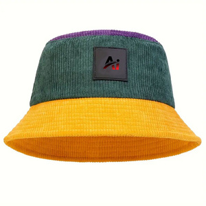 <b>Mens</b> Cotton Waterproof <b>Boonie</b> Bucket <b>Hat</b> With Chin Strap UV Protection <b>For</b> Boating Hiking And Beach Sports - Product Image 2