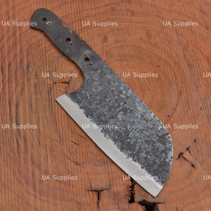 Cuchillo de Chef Serbio Forjado a Mano UA Supplies, Hoja en Bruto de Acero de Alto Carbono, Punta Caída, Cuchilla de Cocina, Suministro de Fábrica OEM, 11 Pulgadas - Product Image 3