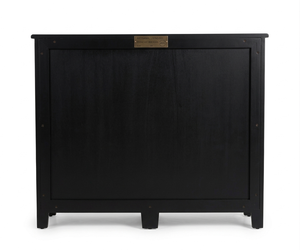 Tiroirs de commode en osier en bois avec 4 grands plus 3 petits tiroirs produit indonésien fait à la main - Product Image 3