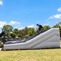 Airbag de saut gonflable de grande taille pour BMX, FMX, vélo de stunt et freestyle, pour la réception des cascades