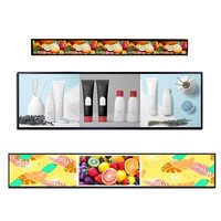 Écran publicitaire LCD 24 pouces, affichage carré, moniteur vidéo mural, publicité numérique interactive pour centre commercial, magasin de détail