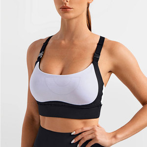 Bra Deportivo Elástico de Primera Calidad, Simple, Transpirable, con Soporte Frontal Alto, Ecológico, para Yoga y Uso Diario - Product Image 2