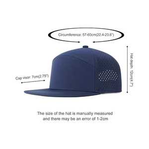 Gorra Deportiva Casual Transpirable con Cierre a Presión, Unisex, Azul, de Algodón, con Visera Plana, para Actividades al Aire Libre en Primavera y Verano - Product Image 4