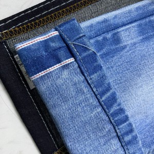 <span class=keywords><strong>Tissu</strong></span> en denim selvedge de haute qualité 16 oz, <span class=keywords><strong>rigide</strong></span>, non extensible, denim japonais - Product Image 4