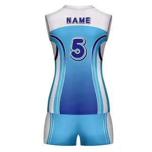 Uniformes de Voleibol para Hombre sin Mangas, Transpirables, de Poliéster/Algodón de Alta Calidad, Color Personalizado, Nombre del Equipo, Diseño Único - Product Image 2