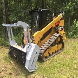 Wholesale Skid Steer Loader <b>Mulcher</b> Front Mini Loader PLC Perkins Diesel Engine High Pump Motor High Efficiency Earth-Moving - Product Image 3