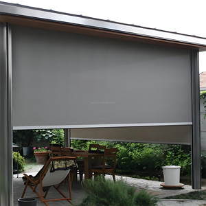 Stores enrouleurs d'<span class=keywords><strong>extérieur</strong></span> Foshan, coupe-vent, en fibre de verre, <span class=keywords><strong>pour</strong></span> jardin étroit, <span class=keywords><strong>véranda</strong></span> - Product Image 4