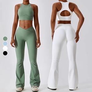 High Quality Womens <b>Yoga</b> Wear Quick-Drying Breathable <b>Yoga</b> Bra Sports Fitness Top <b>Jacket</b> High Waist Shorts Pants Womens Gym Sets - Product Image 4