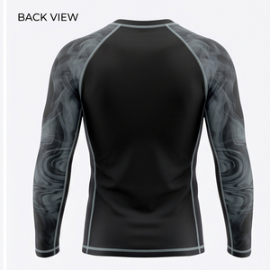 Unisex Custom Printed UPF 50+ Short Sleeve <b>Compression</b> Rash Guard Jersey 100% Cotton Breathable Eco-Friendly Outdoor Surfing Gym - Product Image 2