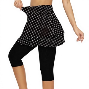 Leggings de yoga taille haute pleine longueur, couleur unie, Spandex/Polyester, extensibles dans quatre directions, antibactériens, séchage rapide, respirants - Product Image 1