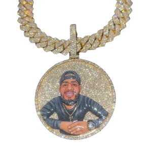 Colgantes y Dijes de Plata 925 con Moissanita VVS D Iced Out para Hombre, Joyería Fina, Certificado GRA, Letra Personalizada, Estilo Hip Hop, de Moda - Product Image 2