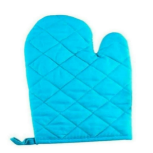 Custom Printed Logo Silicone Oven Gloves Microwave Heat Resistant Eco-Friendly Recycled Fabric Dishwasher Safe - Product Image 1