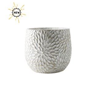 Maceta de cemento para exteriores con factor de Vietnam, platillo de Planta grande, maceta de cerámica blanca, jardín gigante, segundos, terracota, el mejor precio - Product Image 4