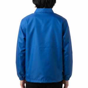 Veste de coach grecque personnalisée, pour sororité et fraternité, col montant, logo frontal, 100% polyester, coupe-vent imperméable, OEM ODM - Product Image 4